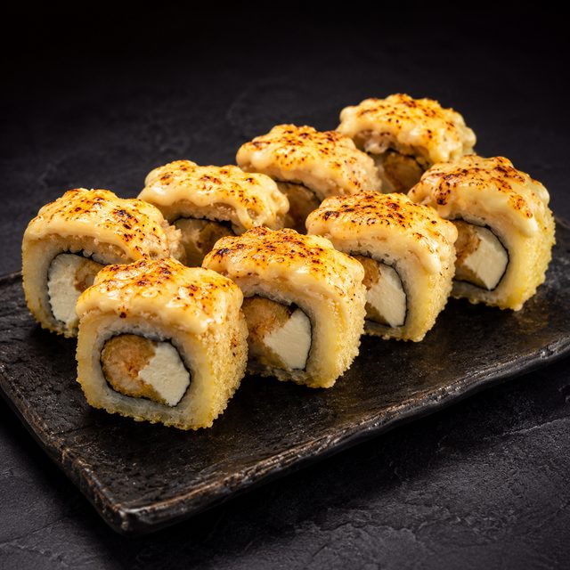 Torched Cheesy Tempura Maki