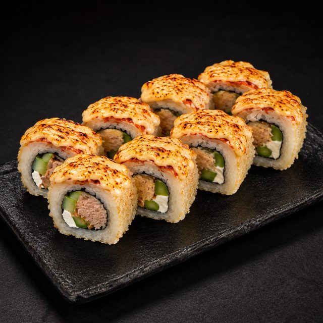 Torched Cheesy Tuna Maki